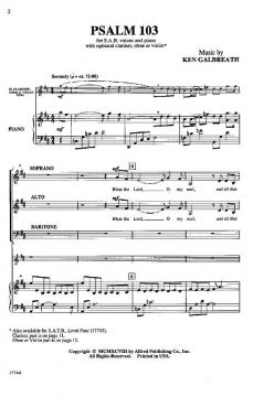 Psalm 103 (Ken Galbreath) 