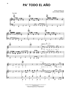 Pa' Todo El Ano von José Alfredo Jiménez (Download) 
