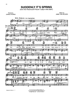 Suddenly It's Spring von Johnny Burke (Download) 