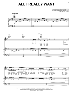 All I Really Want von Alanis Morissette (Download) 