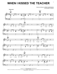 When I Kissed The Teacher von ABBA (Download) 