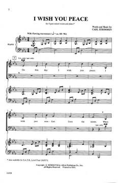 I Wish You Peace (Carl Strommen) 