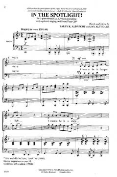 In The Spotlight! (Jay Althouse) 