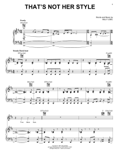 That's Not Her Style von Billy Joel (Download) 