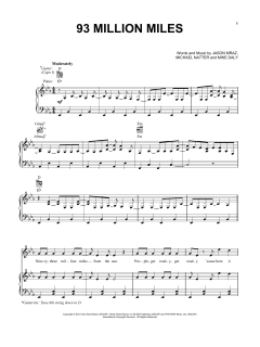 93 Million Miles von Jason Mraz (Download) 