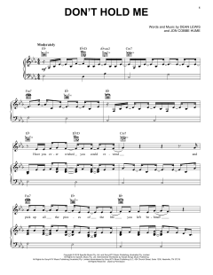 Don't Hold Me von Dean Lewis (Download) 