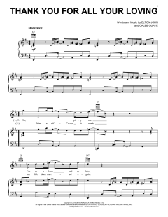 Thank You For All Your Loving von Elton John (Download) 