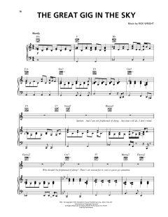 The Great Gig In The Sky von Pink Floyd (Download) 