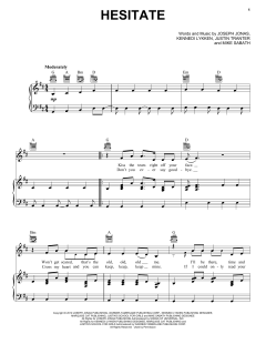 Hesitate von Jonas Brothers (Download) 