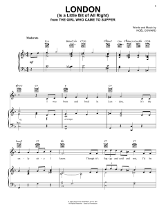 London (Is A Little Bit Of All Right) von Noel Coward (Download) 