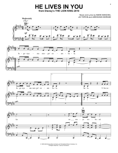 He Lives In You von Jay Rifkin (Download) 