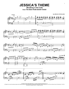 Jessica's Theme (Breaking In The Colt) von Bruce Rowland (Download) 