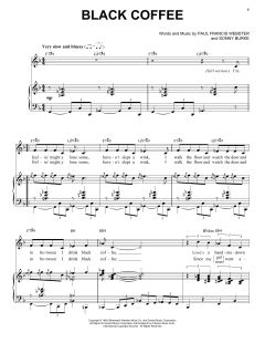 Black Coffee von Sarah Vaughan (Download) 