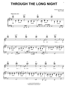Through The Long Night von Billy Joel (Download) 