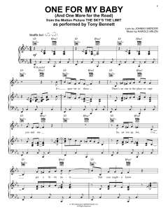 One For My Baby (And One More For The Road) von Tony Bennett (Download) 