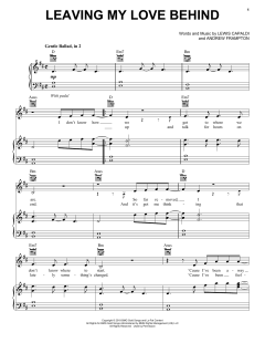 Leaving My Love Behind von Lewis Capaldi (Download) 