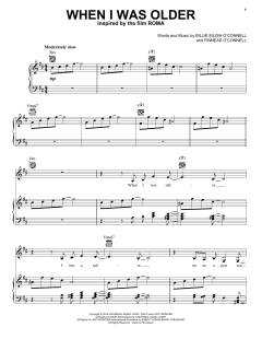 WHEN I WAS OLDER (Music Inspired by Roma) von Billie Eilish (Download) 