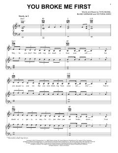 You Broke Me First von Tate McRae (Download) 