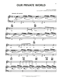 Our Private World von Cy Coleman (Download) 