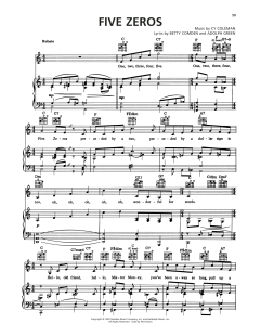 Five Zeros von Cy Coleman (Download) 