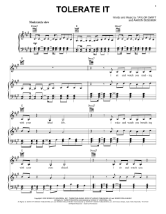 tolerate it von Taylor Swift (Download) 