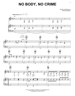 no body, no crime (feat. HAIM) von Taylor Swift (Download) 