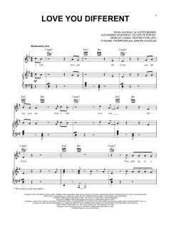 Love You Different (feat. BEAM) von Justin Bieber (Download) 
