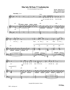 Sha'alu Sh'lom Y'rushalayim (Download) 