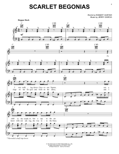 Scarlet Begonias von Sublime (Download) 