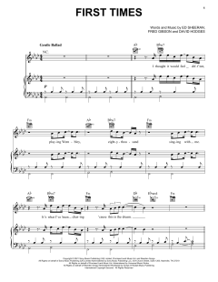 First Times von Ed Sheeran (Download) 