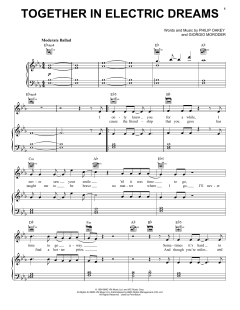 Together In Electric Dreams (John Lewis 2021) von Giorgio Moroder (Download) 