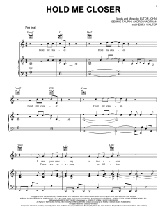 Hold Me Closer von Elton John (Download) 