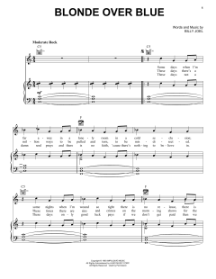 Blonde Over Blue von Billy Joel (Download) 