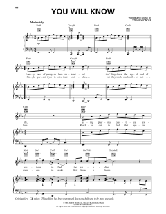 You Will Know von Stevie Wonder (Download) 