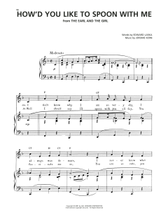 How'd You Like To Spoon With Me von Jerome Kern (Download) 