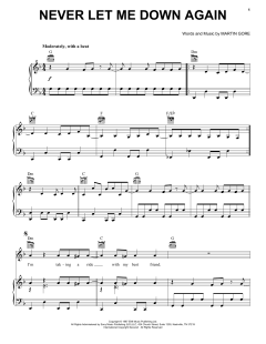 Never Let Me Down Again von Depeche Mode (Download) 