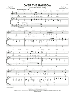 Over The Rainbow von Judy Garland (Download) 