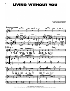 Living Without You von Johnny Mandel (Download) 