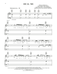 Heal Me von Lady Gaga (Download) 