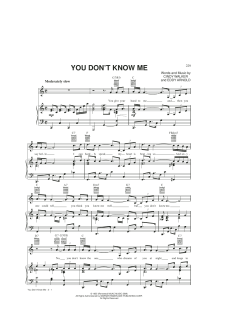 You Don't Know Me von Eddy Arnold (Download) 