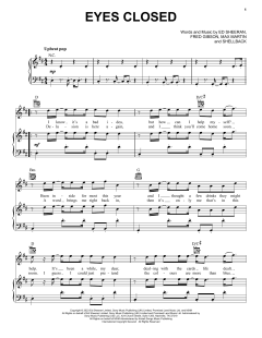 Eyes Closed von Ed Sheeran (Download) 