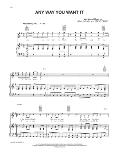 Any Way You Want It von Journey (Download) 