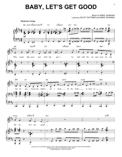 Baby, Let's Get Good von Marc Shaiman (Download) 