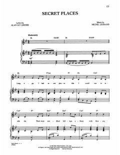 Secret Places von Michel Legrand (Download) 