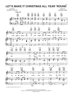 Let's Make It Christmas All Year 'Round von Burton Lane (Download) 