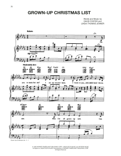 Grown-Up Christmas List von Amy Grant (Download) 