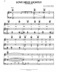 Love Held Lightly von Harold Arlen (Download) 