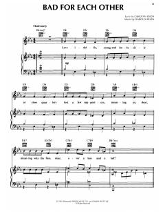 Bad For Each Other von Harold Arlen (Download) 