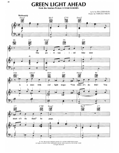 Green Light Ahead von Harold Arlen (Download) 