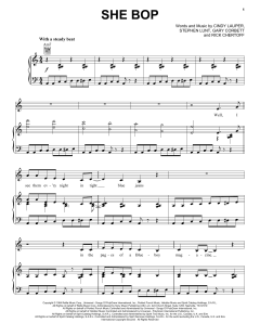 She Bop von Cyndi Lauper (Download) 
